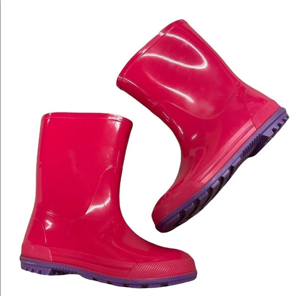 Toddlers Pink Rain Boots size 11-12 Made in Canada - Picture 3 of 10